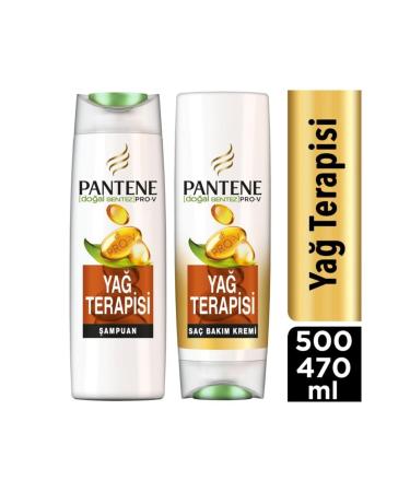 Pantene Shampoo Natural Synthesis Oil Therapy 500 ml + Conditioner 470 ml