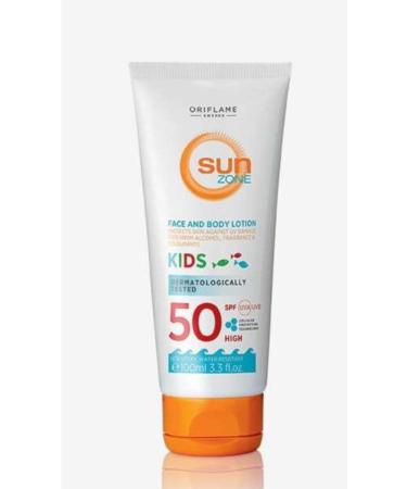 Oriflame Sun Zone Kids SPF 50 High Protection Face and Body Sun Lotion 100ml