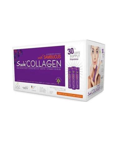 Water Collagen STD Sambucus Cherry Flavored Collagen 40mlx30 Shot Classic