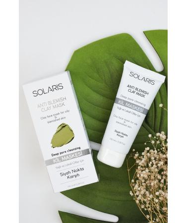 SOLARIS Clay Mask For Oily and Blemished Skin 100 ml - Buy Online on GoSupps.com