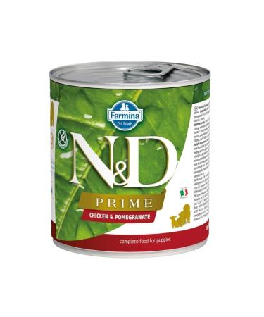 N & D Prime Grain Free Chicken and Pomegranate Puppy Canned Food 285 Gr