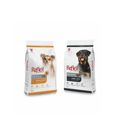 Reflex Small Breed Adult Dog Food 3 Kg + Lamb and Rice Adult Dog Food 3 Kg
