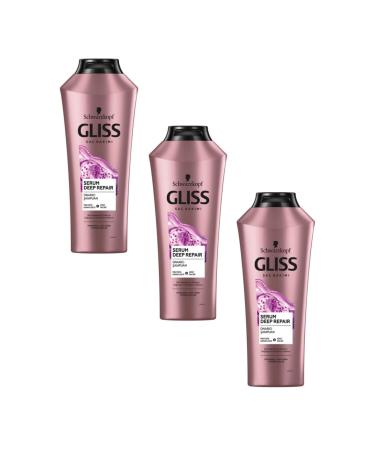 Gliss Serum Deep Repair Repairing Shampoo 360 Ml 3-pack