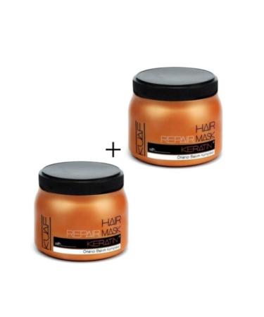 Kuaf Professional Keratin Hair Mask 500 ml X 2 Pieces