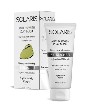 SOLARIS Clay Mask For Oily and Blemished Skin 100 ml - Buy Online on GoSupps.com