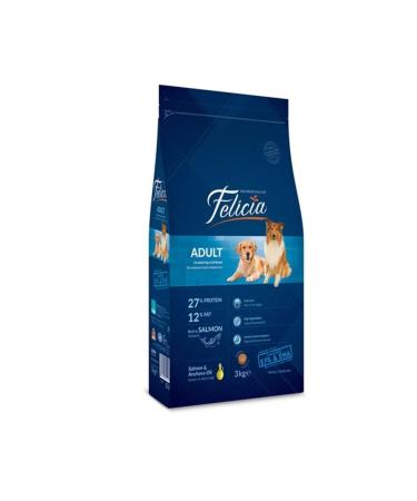 Felicia Low Grain Skin and Coat Health Salmon Adult Dog Food 3 Kg