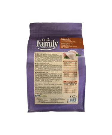 Pets Family Premium Chicken Adult Cat Food 3200 G - Buy Online on GoSupps.com