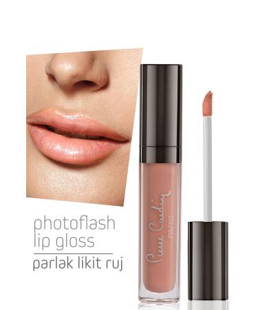 Pierre Cardin Photoflash Lipgloss - Shiny Liquid Lipstick - Deep Nude