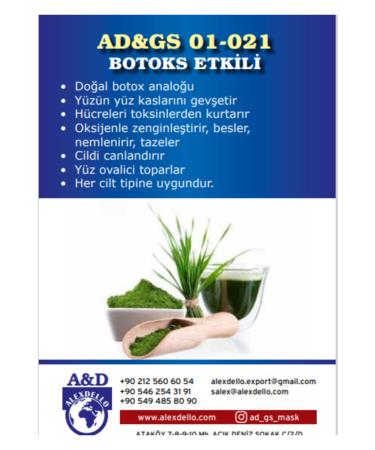 ALEXDELLO FACE CARE MASK Pore Cleansing Firming and Beauty Mask - Botox Effect Mask - 350 Gr. - Buy Online on GoSupps.com