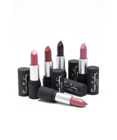 Pierre Cardin Matte Chiffon Touch Lipstick - Rosy Red -178 - Buy Online on GoSupps.com