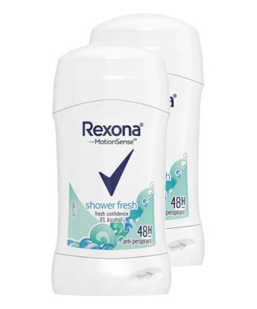 Rexona Shower Fresh Women's Stick Deodorant 40 Ml. Double Pack - Buy Online on GoSupps.com
