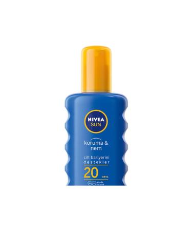NIVEA Sun Protection &amp Moisture Moisturizing Sun Spray Gkf 20 200