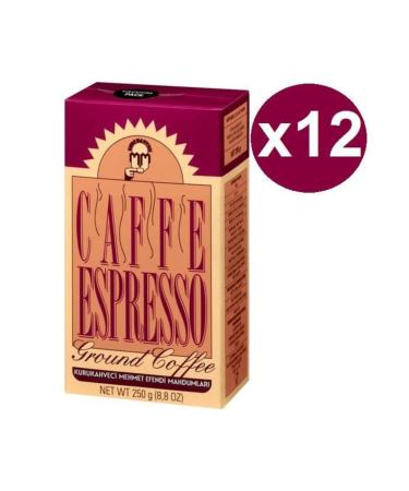 Mehmet Efendi Mehmet Efendi Espresso Coffee 250 Gr X 12 Pieces (box)