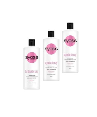 Syoss Anti-Hair Loss Conditioner 500 ml Set of 3