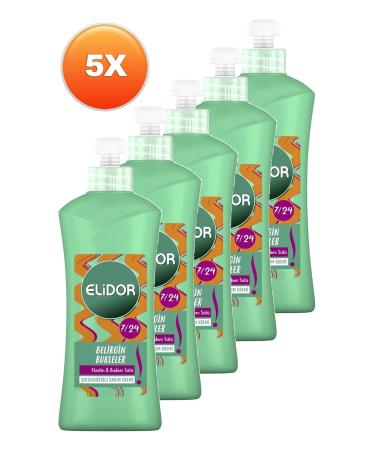 Elidor 7/24 Hair Care Cream Distinctive Curls 300 Ml. Five Pack