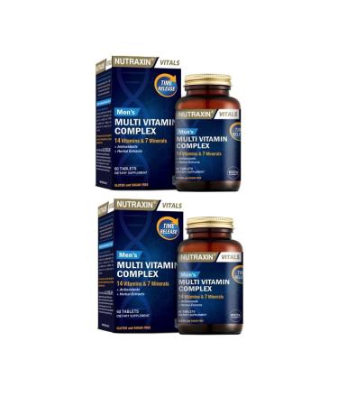 Nutraxin Men's Multi Vitamin Complex 2x60 Pieces