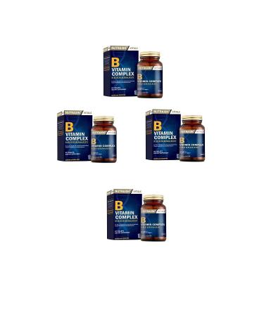 Nutraxin Helps to Reduce Fatigue and Exhaustion B Vitamin Complex 60 Tablets*4