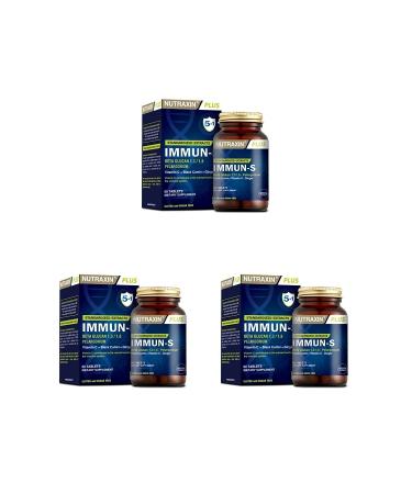 Nutraxin Vitamin C Containing Immun-s 60 Tablets 3 Pieces