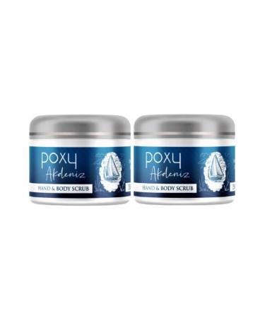 Poxy Mediterranean Scrub (peeling Massage Effect) 250 Ml X 2 Pieces
