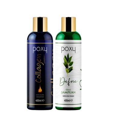 Poxy Collagen Biotin Shampoo 400 ml Laurel Extract Shampoo 400 ml.