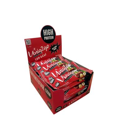 Uniq2go Chocodark Hazelnut Protein Bar 38 gr 16 Pieces