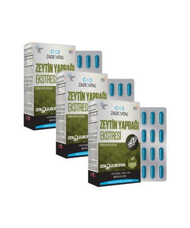 Zade Vital Olive Leaf Extract (3 Boxes) 180 Capsules