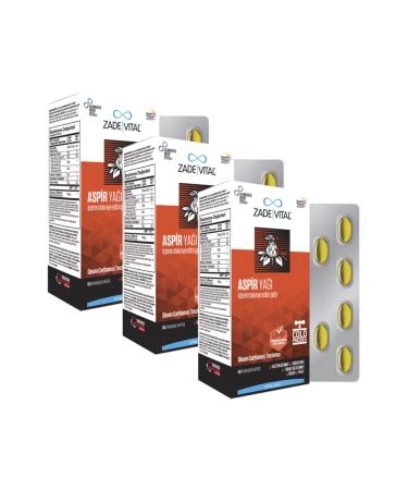 Zade Vital Safflower Oil (3 Boxes) 180 Capsules