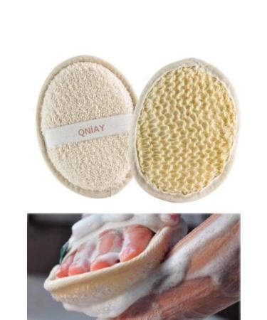 QN AY Face and Body Washcloth Peeling Washcloth Peeling Bath Pleasure Natural Face Cleaning Body Care Washcloth