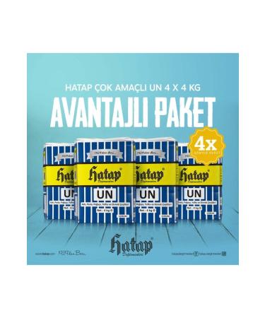 Hatap Mills Hatap Multi-Purpose Flour 4 X 4 Kg Advantageous Package