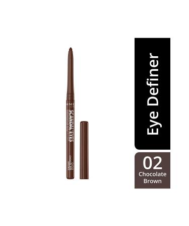 Rimmel London Brown Eyeliner - Scandal'eyes Exaggerate Definer 002 Chocolate Brown