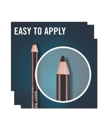 Rimmel London Brown Eye Liner Pencil - Soft Kohl Kajal Eye Liner Pencil 001 Sable Brown - Buy Online on GoSupps.com