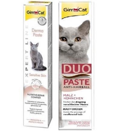 Gimcat Derma Paste 50 Gr + 50 Gr Malt Chicken Cat Paste Arda005