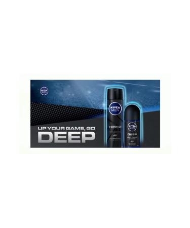 NIVEA Men Roll On Deep Dimension Activated Carbon 50 ml 48 Hrs - Buy Online on GoSupps.com