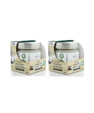 Enjoy Coconut Oil Pure Natural Cold Pressed 175 Ml 2 Pieces