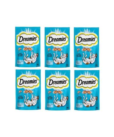 Dreamies Cat Reward Wet Food Salmon 6 Pieces X 60 Grams