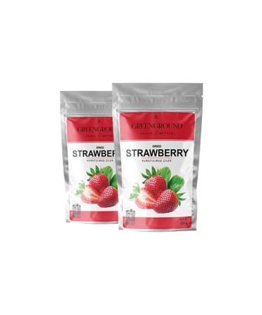 Green Ground Dried Strawberry 120 Gr 2 Pack