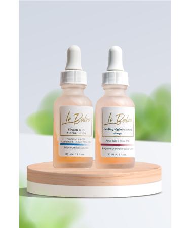 Le Balvo Pore Tightener (Niacinamide 8%+zinc Pca1%) + Skin Tone Equalizer Serum (aha 10%+bha 2%)