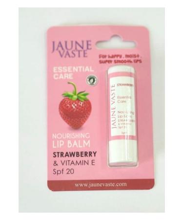 Jaune Vaste Strawberry Flavored (Vitamin E) Lip Protector 5gr