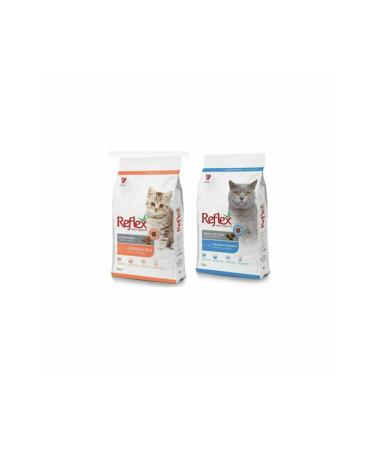 Reflex Kitten Kitten Cat Food 2 Kg + Anchovy Adult Cat Food 2 Kg