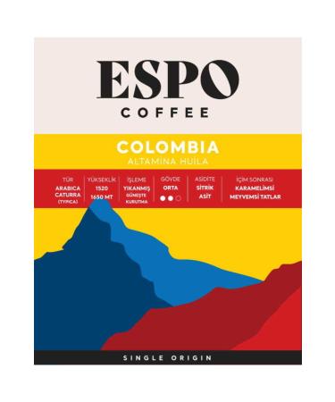 ESPO COFFEE Colombia Bean 250 Gr