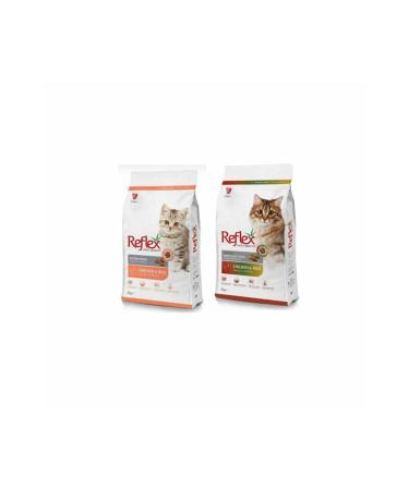 Reflex Kitten Kitten Cat Food 2 Kg + Multicolor Adult Cat Food 2 Kg