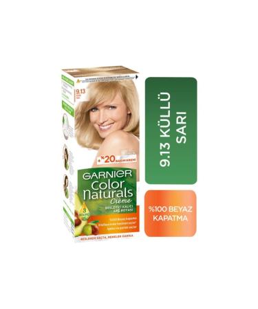 Garnier Color Naturals Hair Dye 9.13 Light Ash Blonde - Buy Online on GoSupps.com