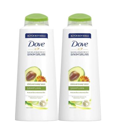 Dove Shampoo Avocado Oil Kalen. Extract 600 Ml (2 Pieces)