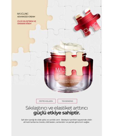 MAXCLINIC Anti-Wrinkle and Firming Advanced Cream Containing 17 Types of Peptides and Collagen - Buy Online on GoSupps.com