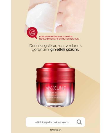 MAXCLINIC Anti-Wrinkle and Firming Advanced Cream Containing 17 Types of Peptides and Collagen - Buy Online on GoSupps.com