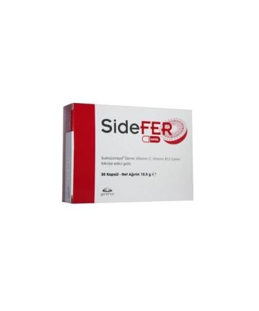 Generica Sidefer Vitamin C And Vitamin B12 30 Capsules
