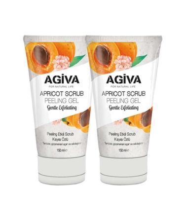 Agiva Apricot Extract Peeling Gel 150 ml 2-pack
