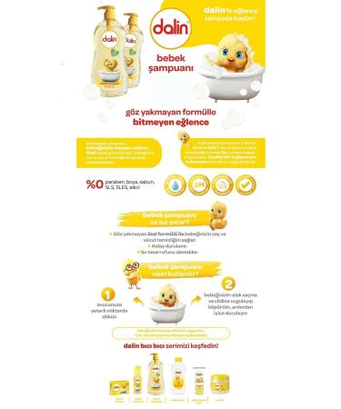 Dalin Shampoo 2 x 900 ml - Buy Online on GoSupps.com