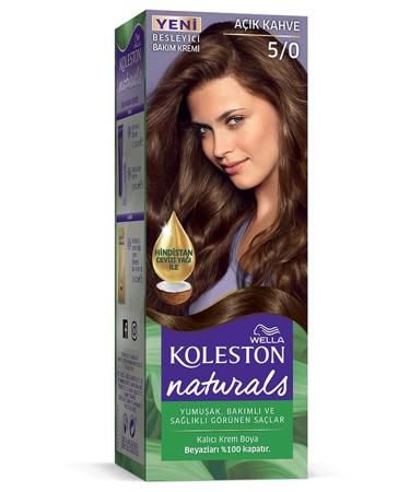 Wella Koleston Naturals Hair Dye 5/0 Light Brown