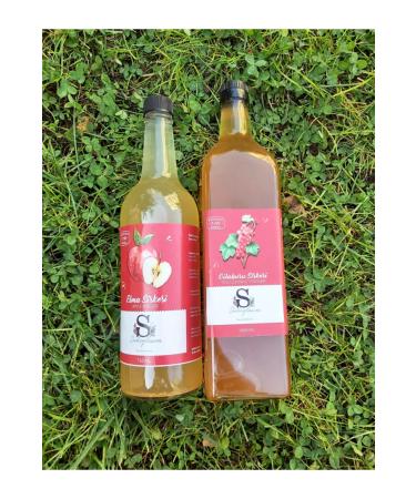 Suheylaana Natural Gilaburu Vinegar 1 Liter And Apple Cider Vinegar 750 Ml